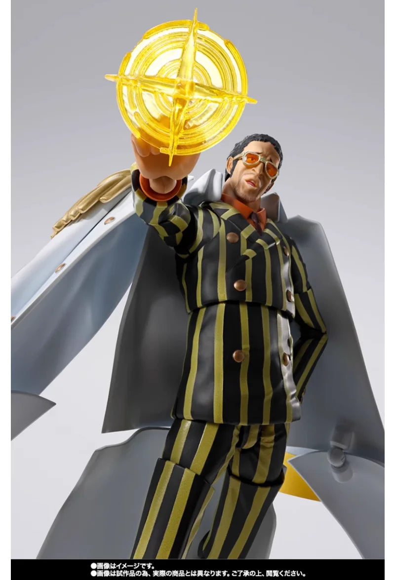 Bandai Original S.H.Figuarts One Piece Borsalino FUTURE ISLAND EGGHEAD Anime Action Figure Model Desktop Ornaments Gifts