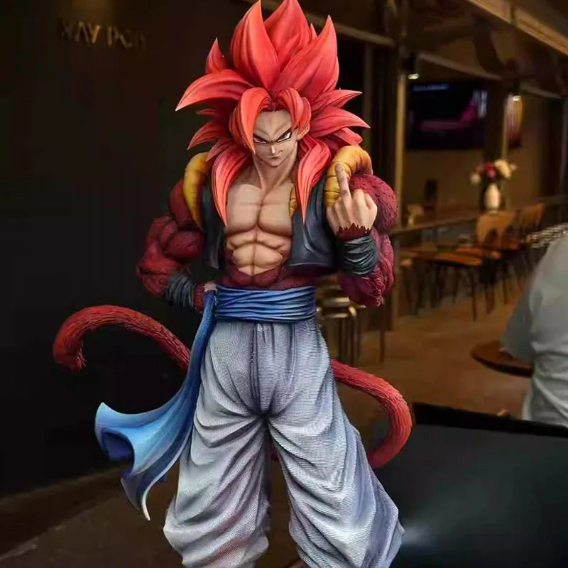 YS Dragon Ball Gogeta Аниме фигурка Super Saiyan 4 Gogeta екшън фигурка без база статуя PVC колекция модел играчка подарък за рожден ден