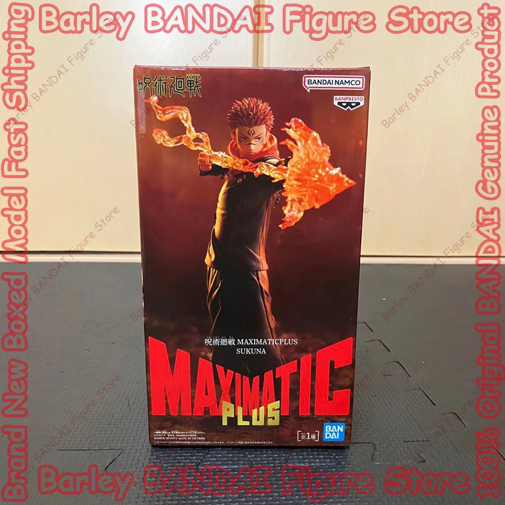 Original In Stock BANPRESTO Jujutsu Kaisen MAXIMATIC PLUS Ryomen Sukuna Anime Action Figures Model Toys Holiday Gifts For Kids