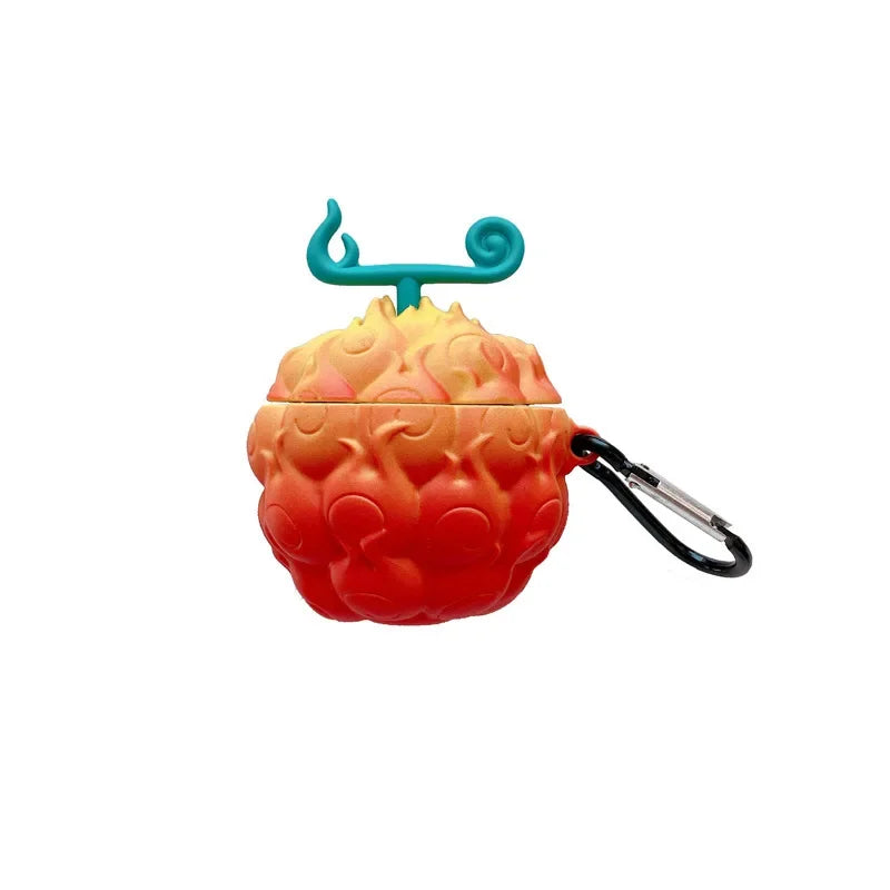 Anime ONE PIECE Luffy Devil Fruit Silikonhülle für AirPods 1 2 3 Pro Bluetooth-Headset Anti-Drop-Shell Zubehör Geschenke