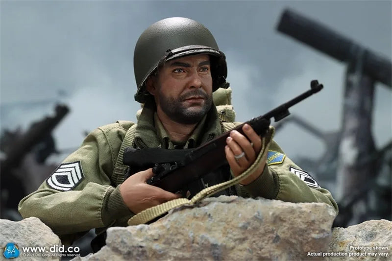 DID A80150 Scale 1/6 WWII U.S. Army Ranger Rescue E Mike Moveable Action Figures For Fan Gift Collect 1/6