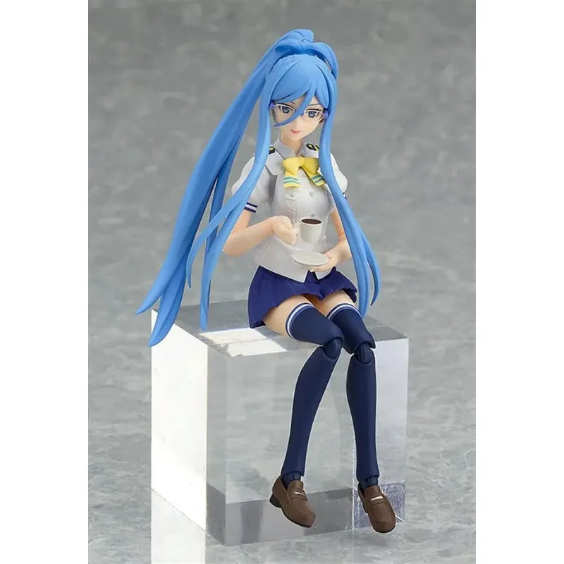 100% Original:Anime Arpeggio of Blue Steel Takao 13cm figma PVC Action Figure Anime Figure Model Toy Figure Collection Doll Gift