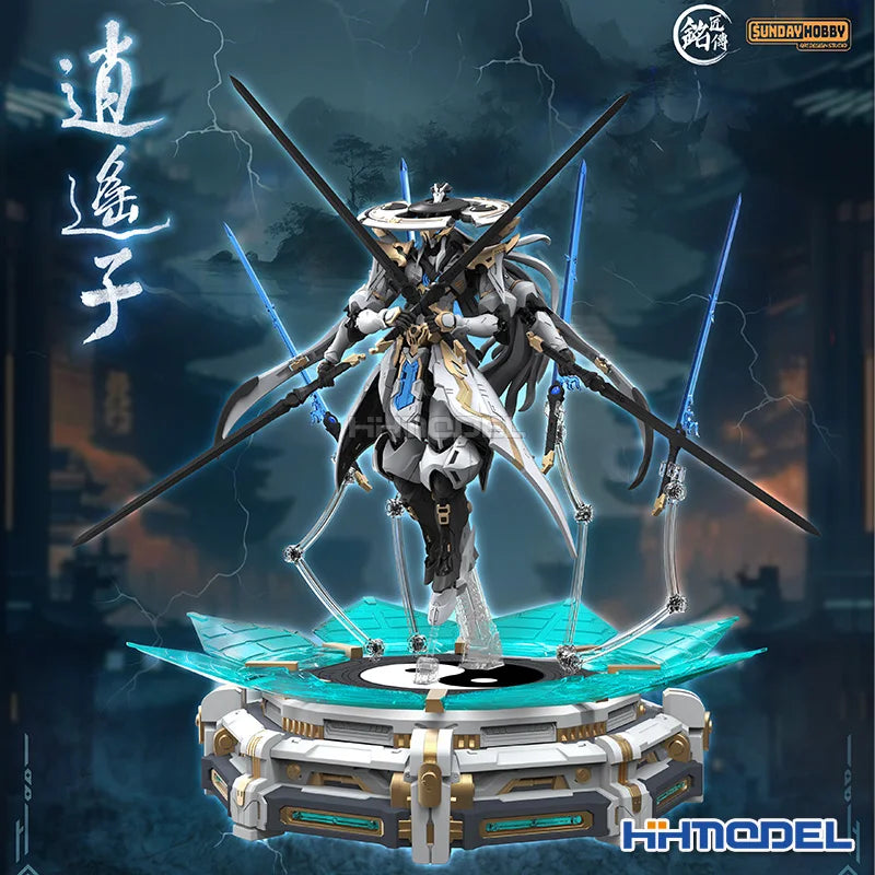 Mingjiang Zhuan Model Xiaoyaozi Cultivator Original Chinese Mecha Articulated Assembly Model Action Figure Desktop Ornament Gift