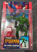 Original Marvel SPIDER-MAN TAIL-STRIKE SCORPION Anime Figure Toy Model Collection