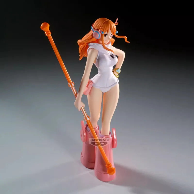 Bandai Original Banpresto Anime One Piece Shukko Nami Egghead PVC Actionfigur Modell Sammlerstück Geschenk