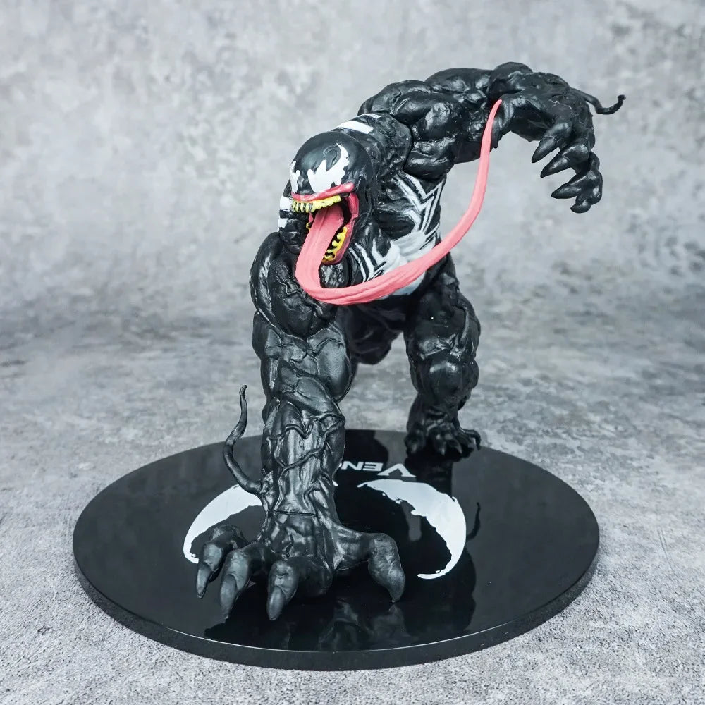 HOT 2026 Latest Venom Solid PVC Lying Position Venom Villain Alliance Spider Man Anime Handmade Model Decoration Doll