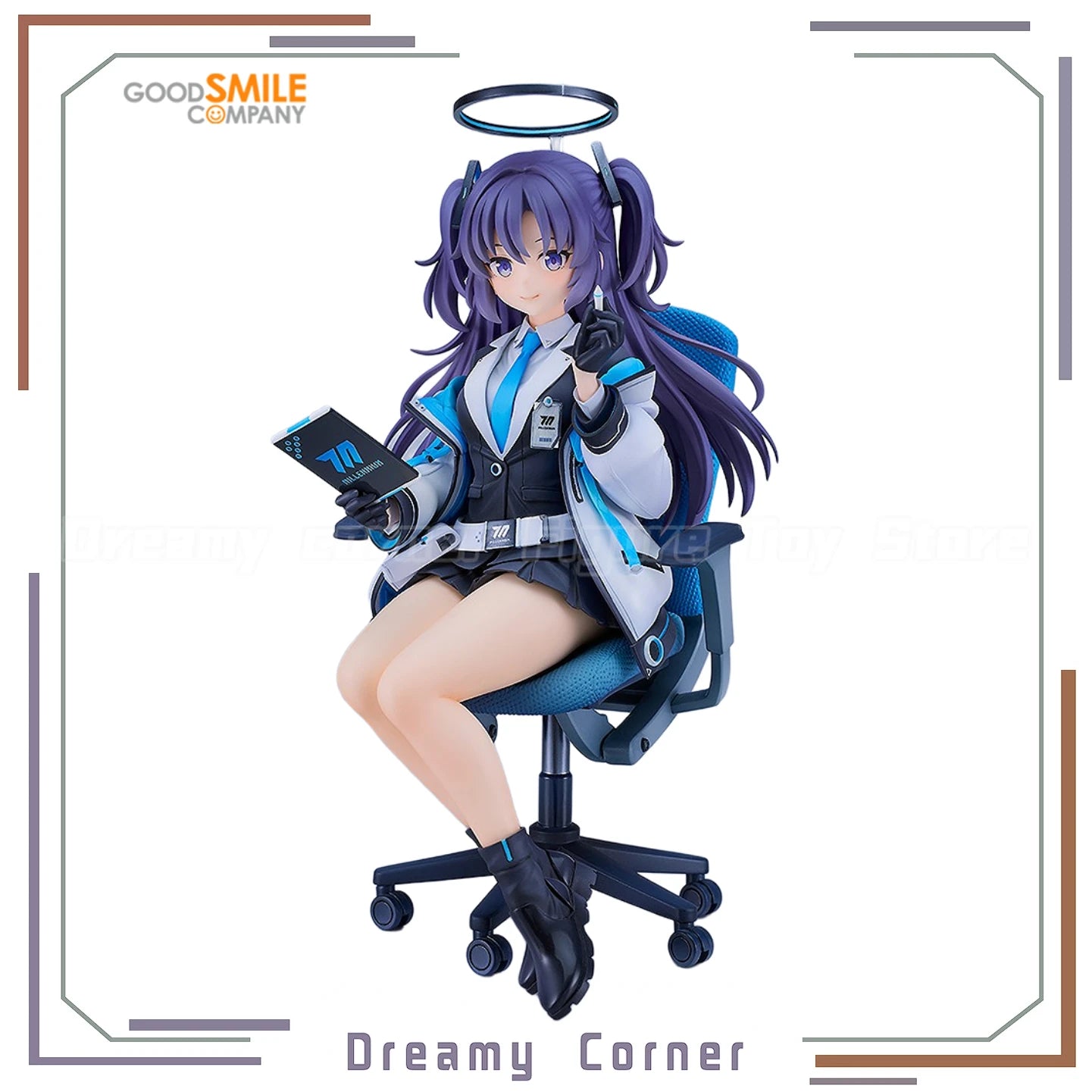 【In Stock】Original GSC Blue Archive Hayase Yuka Accounting Daily Routine 1/7 Scale Figure Ornament Model