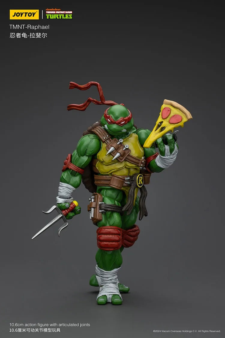 JOY TOY TMNT Raphael Action Figures Original Doll Decoration Gift Collection Garage Model Kits