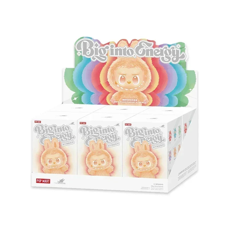 POP MART LABUBU THE MONSTERS Big into Energy Serie Vinyl Plüschtier Trendige Original Blind Box Spielzeug Mystery Box Mystery Actionfigur