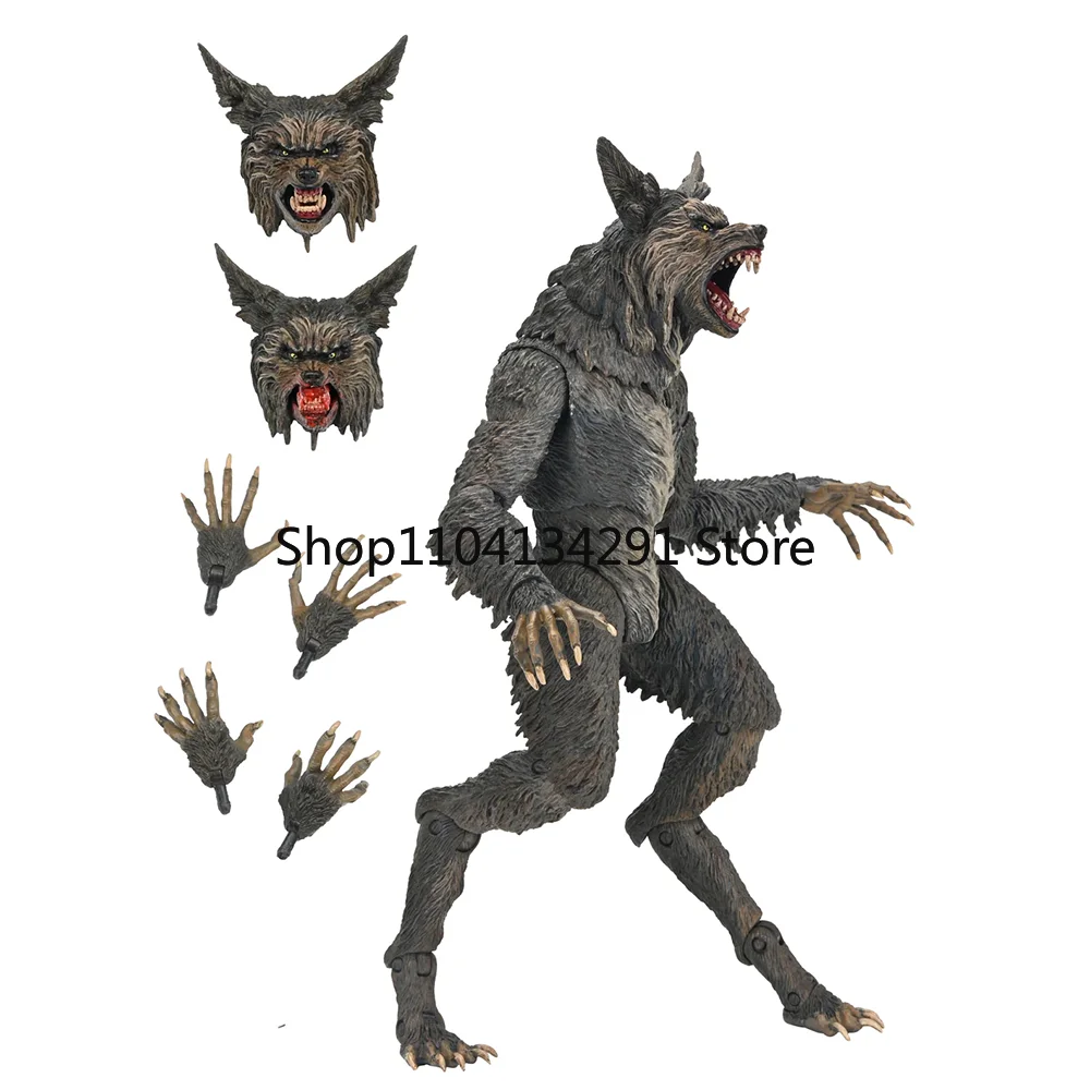 Original NECA 05100 The Howling Deluxe Edition Werewolf 9-Inch Articulated Action Figure Collectible Toy Birthday Gift