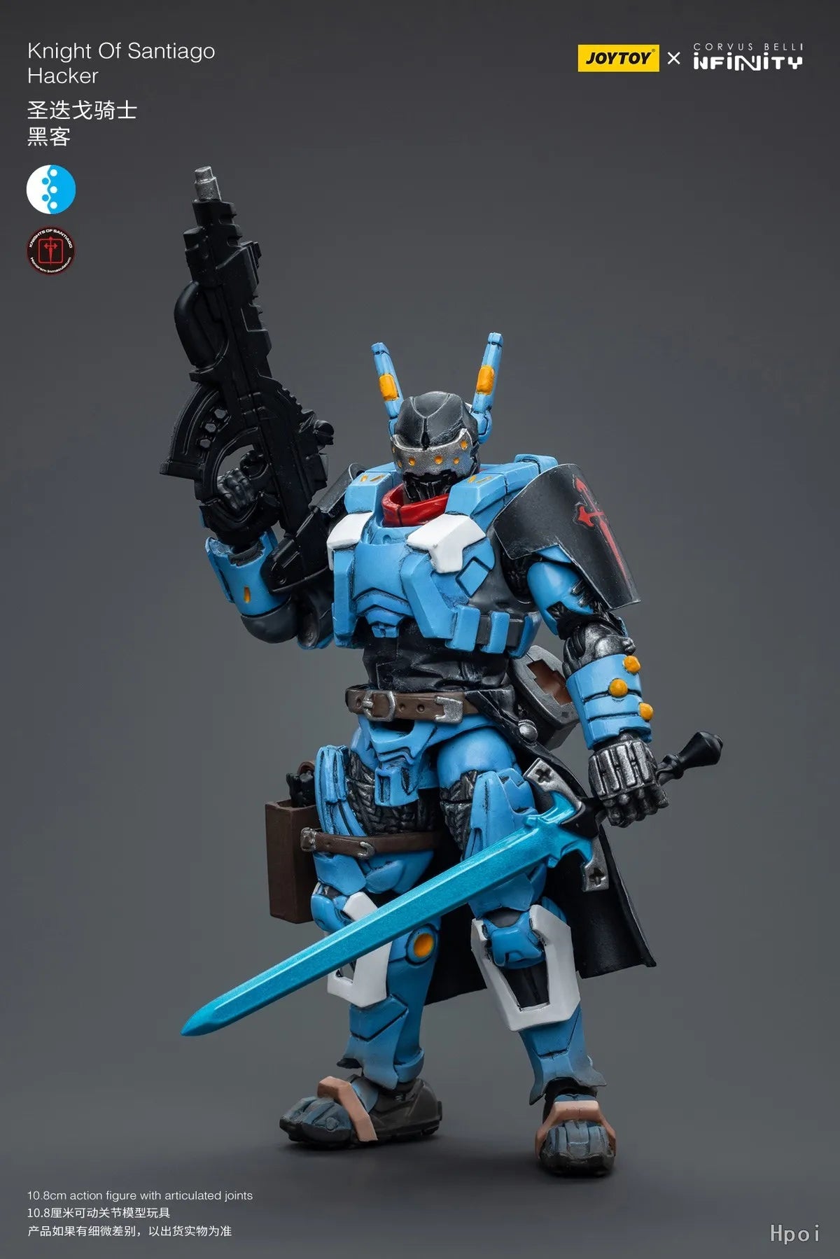 【TM】In Stock JOYTOY INFINITY Knight of Santiago Hacker 1/18 Action Figures Model Toy Gift Collection Ornament