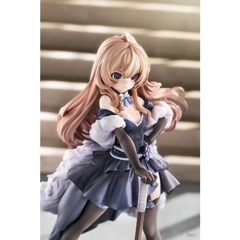 Toradora! Taiga Aisaka evening dress 100% Original genuine 230mm PVC Action Anime Figure Model Toys Figure Collection Doll Gift