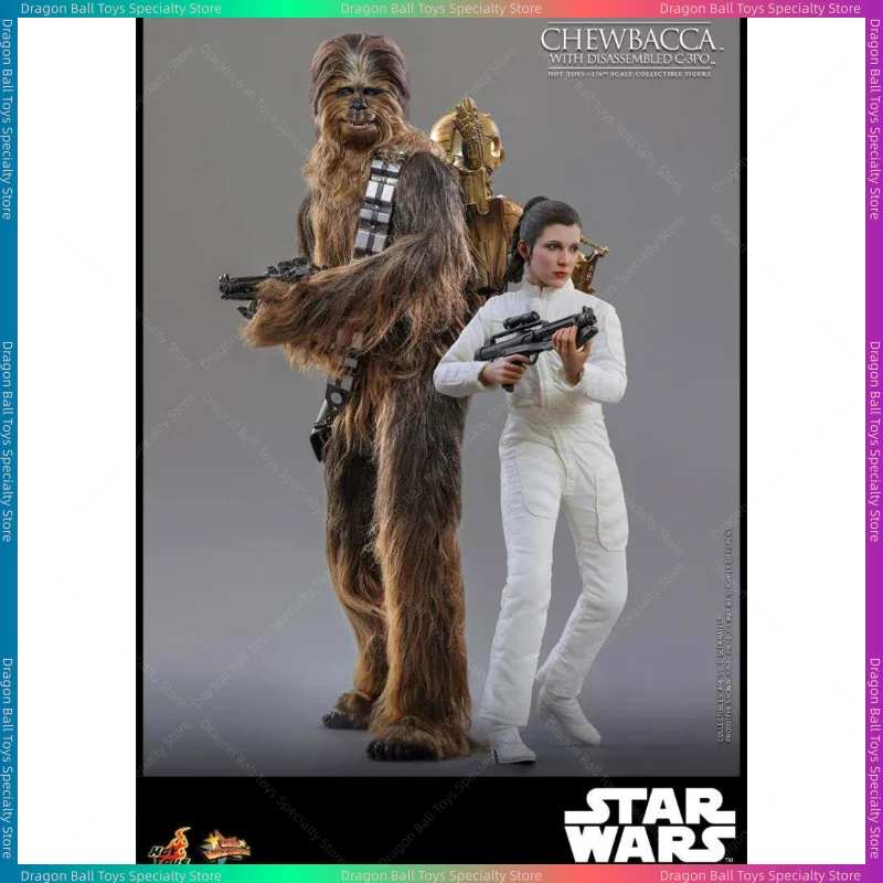 【In Stock】HOTTOYS HT 1/6 MMS766 Star Wars:Episode V—The Empire Strikes Back CHEWBACCA with Disassembled C-3po Action Figure Toy