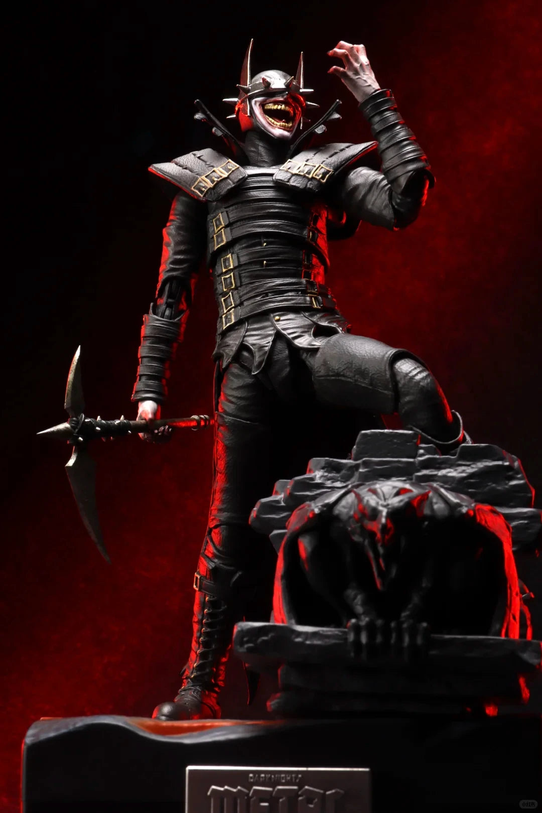 In Stock Genuine LPZZ UPFinegures Dark Nights Metal The Batman Who Laughs Laughing Bat Action Figure Collection Gifts
