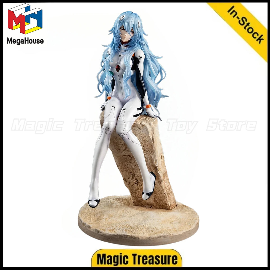 【In Stock】Original MegaHouse Precious G.E.M. EVA: NEW THEATRICAL EDITION REI AYANAMI Figure Gift