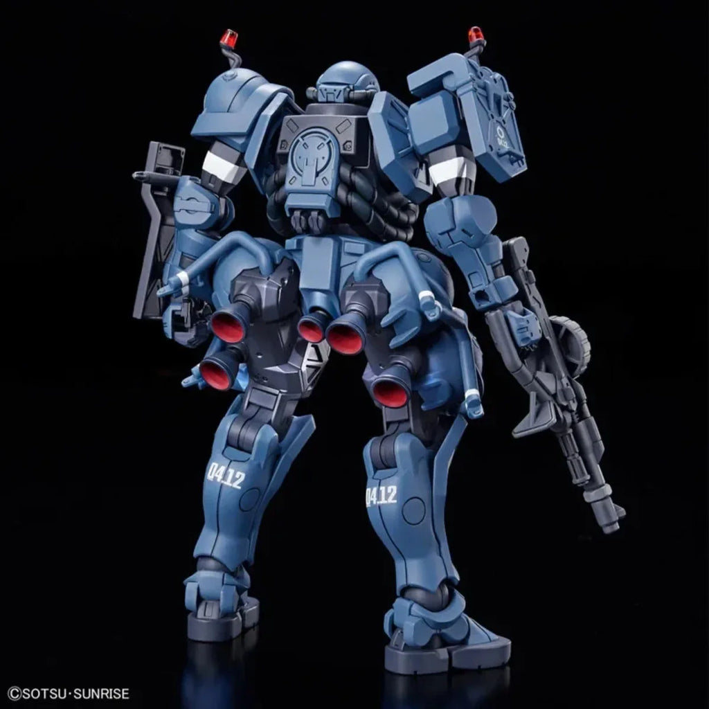 Genuine Bandai Original Gundam GQuuuuuuX  Model Kit HG Mobile Suit  1/144 Anime Figures MS-06-SSP Police Zaku Action Model Toy