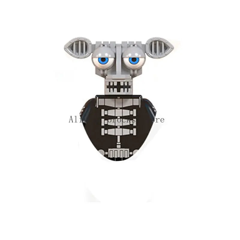 FNAF Five Nights Freddyed Building Blocks bricks Nightmare In Stock Chica Animals Bear Fox Duck Rabbit Model PVC Action Figure