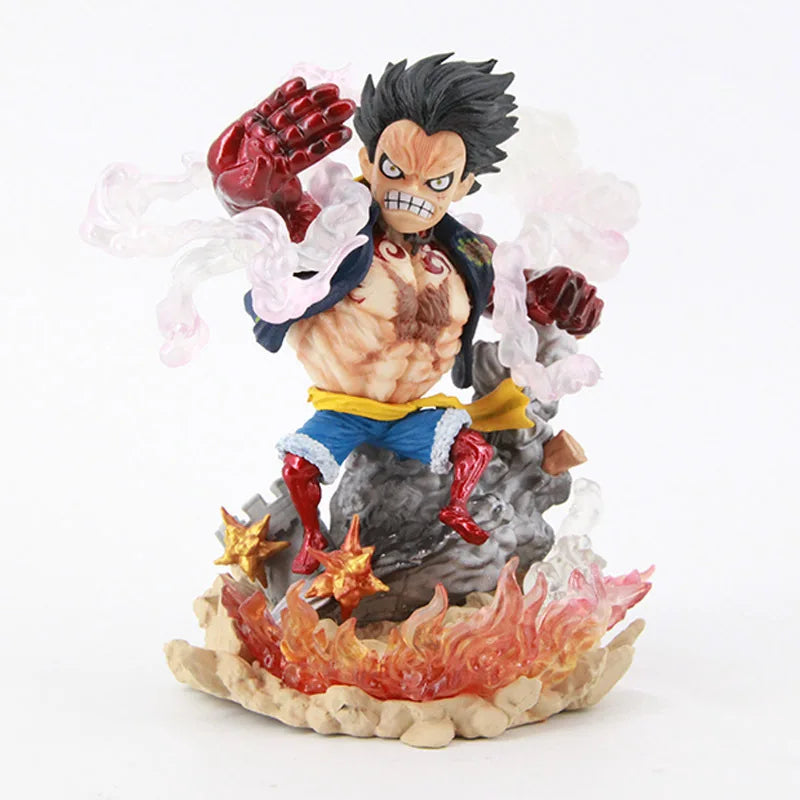 One Piece GK Anime Figur Modell Gear 4 Monkey D Luffy Actionfigur 24 cm Höhe Statue Sammlung Spielzeugpuppe Figma