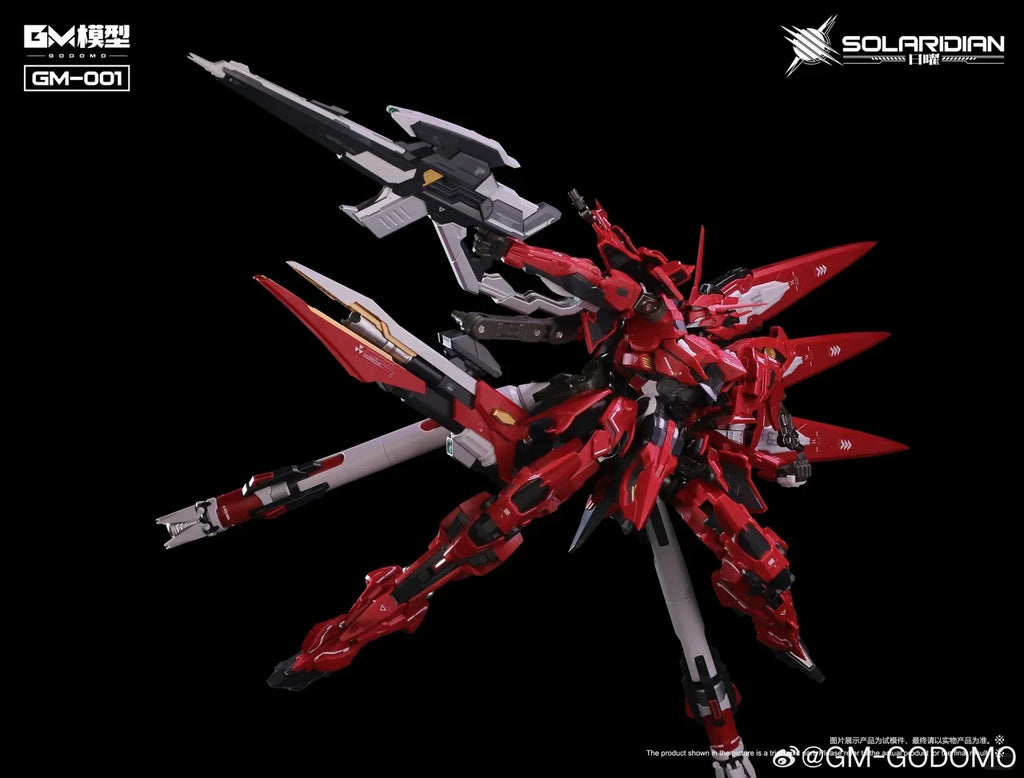 GM Model SOLARIDIAN 1/72 Assembly Model Kit Toy GODOMO GM-001 Alloy Skeleton Robot Action Figure Plastic Model Kits Collection