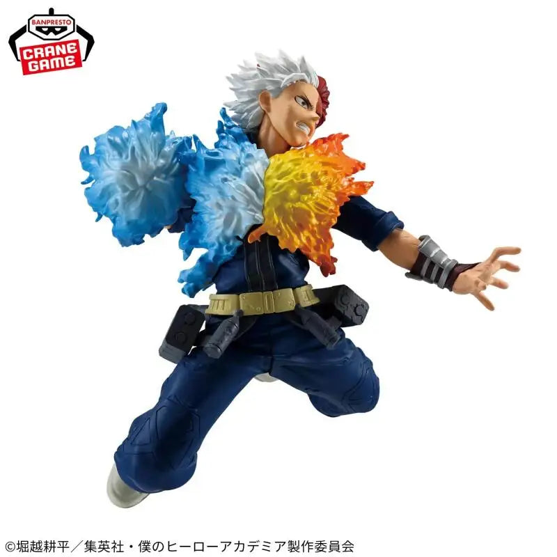 In stock BANPRESTO My Hero Academia Shoto Todoroki MAXIMATIC Anime Action Figures Model Toy Collections Birthday Gift