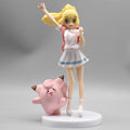 20cm Pokemon Lillie Clefairy Spiel Schöne Mädchen Figur Modell Gk Statue Jungen Sammlung Desktop Dekoration Ornament Spielzeug Geschenke