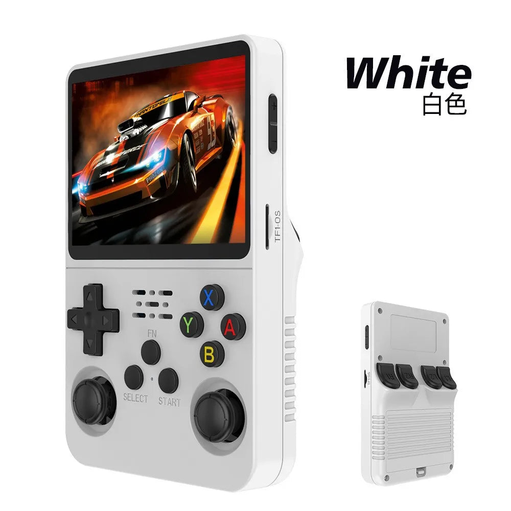 R36S Retro Handheld-Videospielkonsole ARKOS-System 3,5-Zoll-IPS-Bildschirm Klassischer tragbarer Pocket-Videoplayer 128G Spiele Junge Geschenk