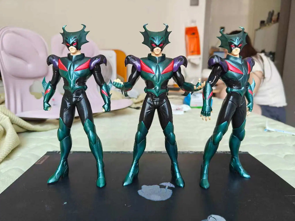 Saint Seiya Private Soldier Saint Douglas Team Resin Statue Model Toy Collection Decoration Figurine