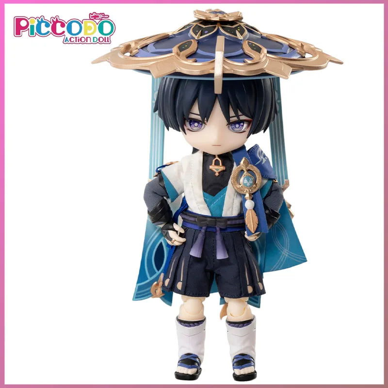 Nendoroid Genshin Impact Wanderer Collectible Action Figure Model Toy Cute Desktop Decoration Gift for Anime Game Fans original