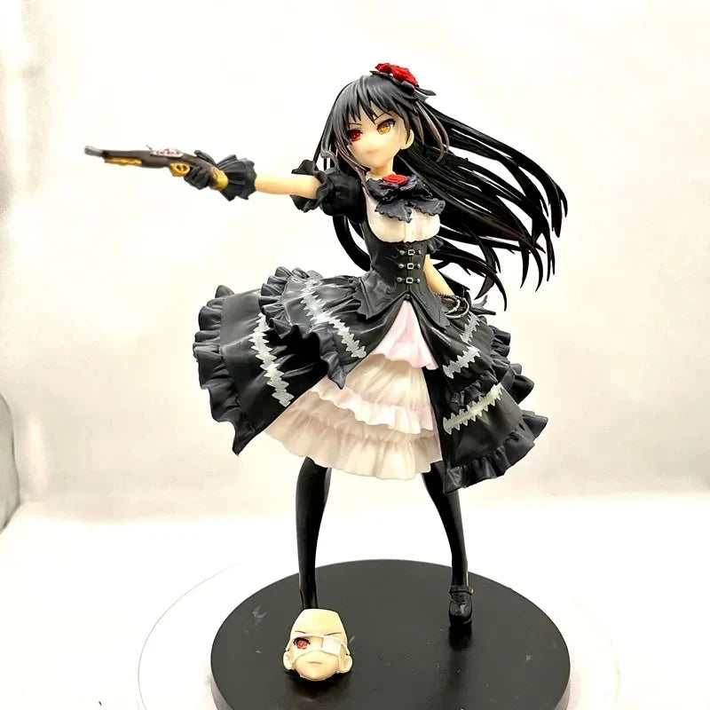 Hentai Anime DATE A LIVE 30th Anniversary Ver Tokisaki Kurumi Nightmate PVC Action Figure Toys Doll Boyfriend Gift 23CM