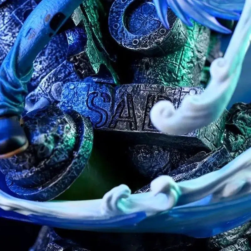 46 cm One Piece Trafalgar D. Water Law Heart Pirates Captain Große Anime-Figurensammlung Modellpuppe Schreibtischdekoration Statue Spielzeug