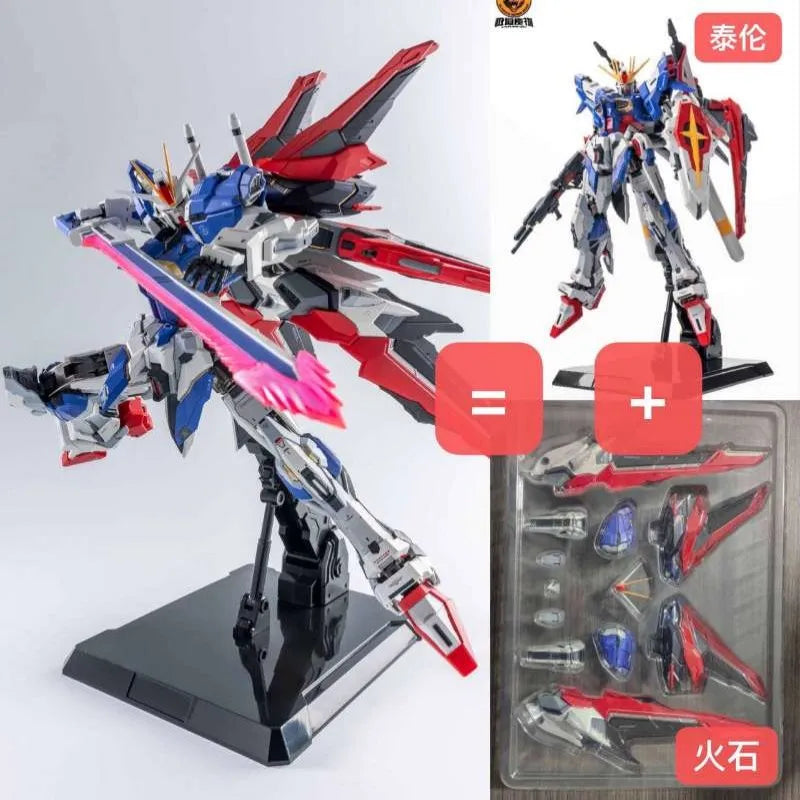 【New product】UL TIMATE DEMON BEAST 1/72 Powerful Fighter TAI LUN Alloy Finished Product Model Flying Backpack Head WITH LED Toy