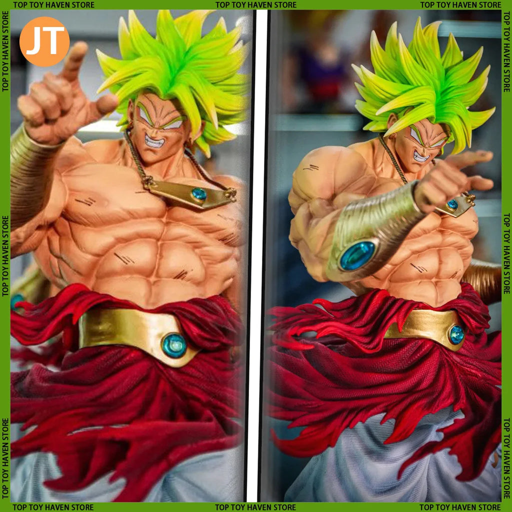 50 cm Jt Toys Dragon Ball Super Saiyajin Broly Figur Anime Actionfigur PVC Statue Modell zum Sammeln und Verschenken