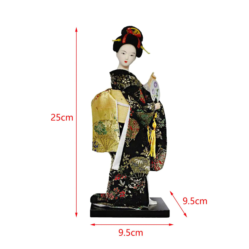Japanese Geisha Kimono Doll Geisha Figurine Store Cabinet Living Room Decoration Desktop Figurine Ornament
