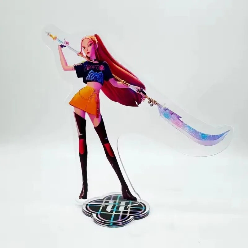 Anime Kpop Demon Hunter Standing Brand Acryli Rumi Mira Zoey Goods Model Standing Brand Toys Ornament Fashion Home Decor Gift