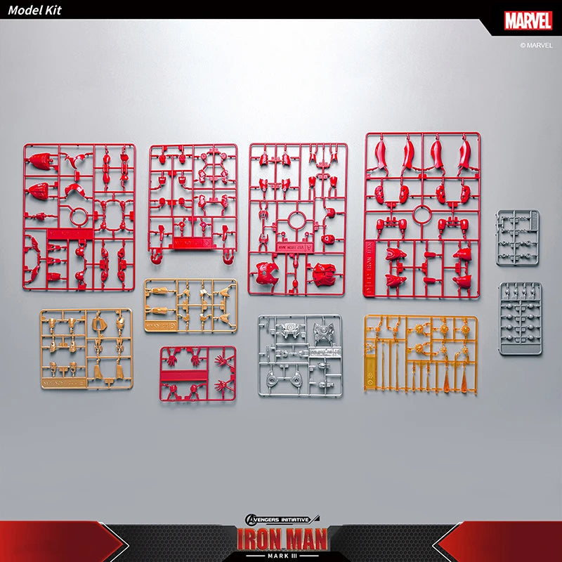 Marvel Iron Man MK3 Fondjoy Сглобете играчка Iron Man Модел 15 см ABS материал 1/12 Мащаб 1/12 Екшън фигурки Играчки Подаръци за рожден ден за момчета