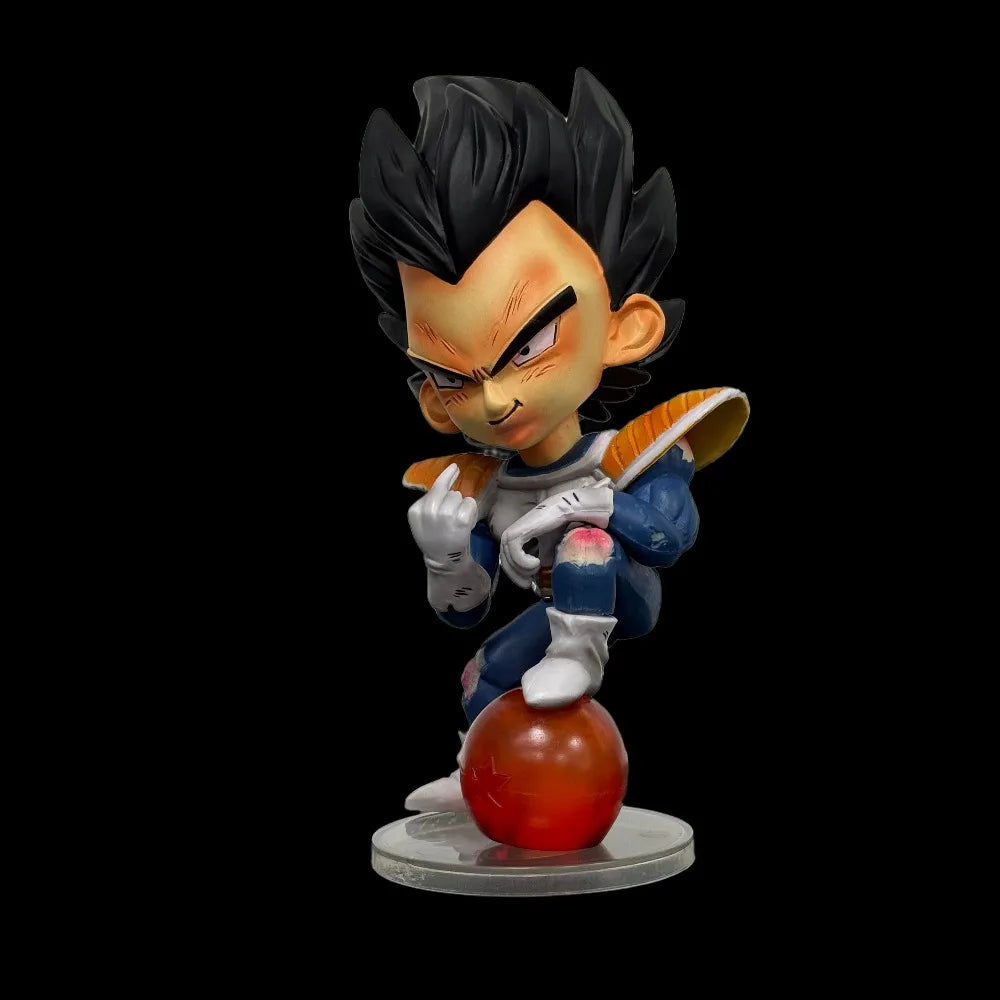 14.5 см/5.71 инча Аниме Dragon Ball Z Фигура Vegeta Екшън Фигурки PVC Статуя Настолни Орнаменти Колекция Модел Играчки Подаръци