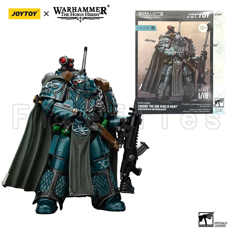 1/18 JOYTOY Action Figure The Horus Heresy Alpha Legion Exodus Headhunter Anime Model