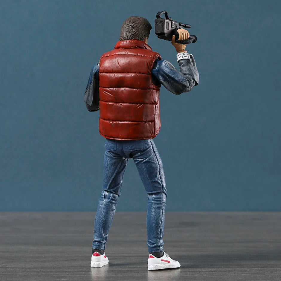 NECA Back to the Future Marty McFly Guitar Ultimate Action Figure Doll Handmade Model Toy