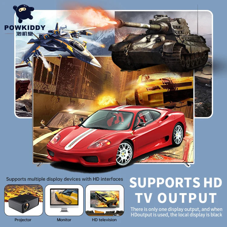 Android X28 Handheld Game Console 5.5 Inch IPS Screen HD Support TV Connection Wi-Fi 4GB RAM