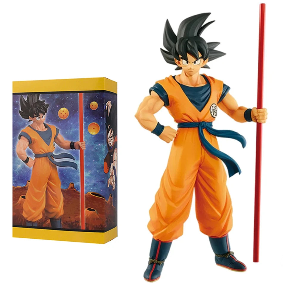 22 см аниме Dragon Ball Son Wukong екшън кукла Super Saiyan Son Goku модел PVC ръчно рисувана фигурка играчка подарък за рожден ден декорация
