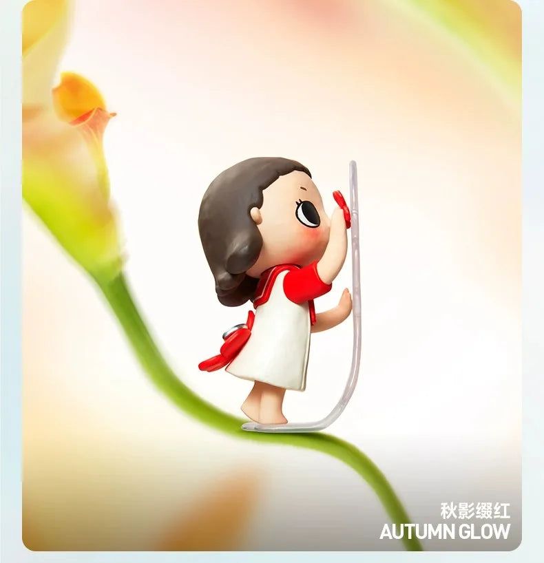 New Genuine Popmart Nyota I Am The Seasons Series Blind Box Cute Action Figures Toys Mystery Box Collectible Model Toy Gift