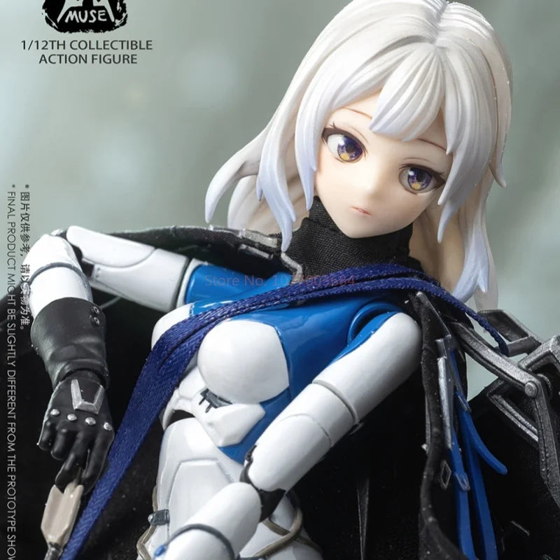Genuine Archer Pretty Girl Model Collection Toy Romankey X Vtoys 1/12 Muse Girl Figure Desktop Ornament Toy