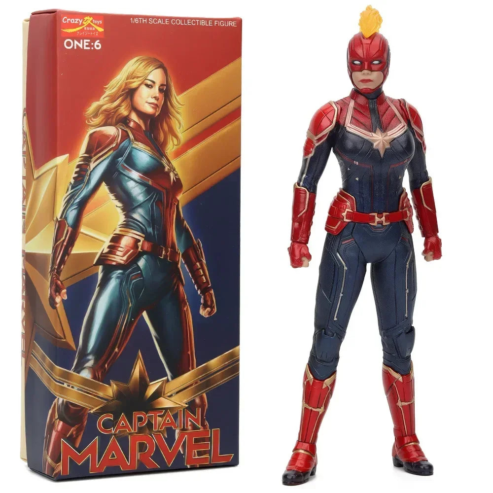 30cm Marvel The Avengers 1/6 Iron Man Mk46 Scarlet Spiderman Anime Figure Model Collection Toy Gift