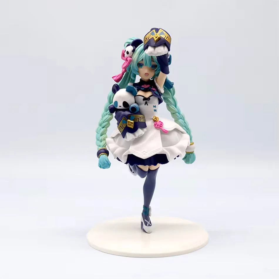 18cm Cinnamoroll Piapro Panda Hatsune Miku Girls Toys Anime Figure Toys Anime Game PVC Action Figure Collectible Dolls Model