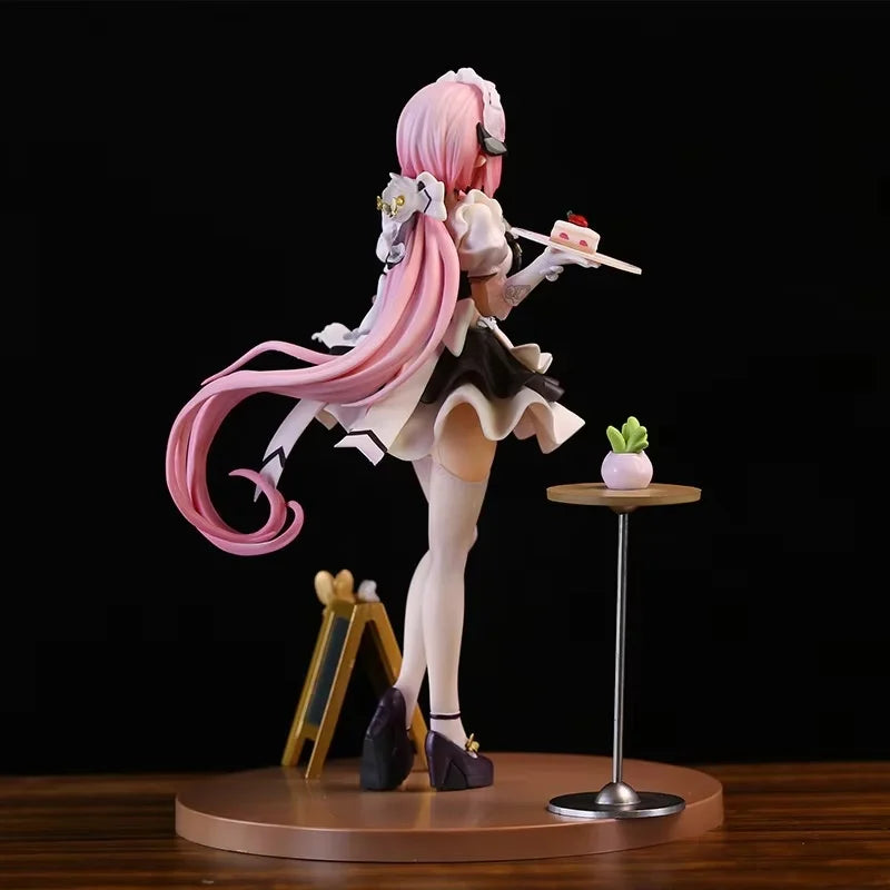 Damomaru Elysia Pink Sweetheart Housemaid Collectible Action Figure - Beautiful Girl Theme Garage Kit Toy for Game Fans