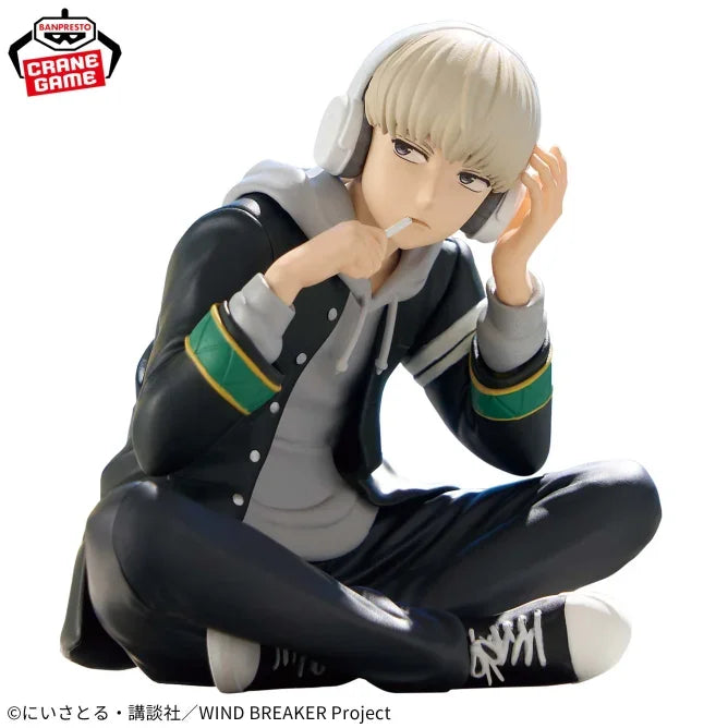 In Stock Original BANDAI BANPRESTO WIND BREAKER Chatting Time PVC 11CM Anime Character Model Collection Toys Gifts