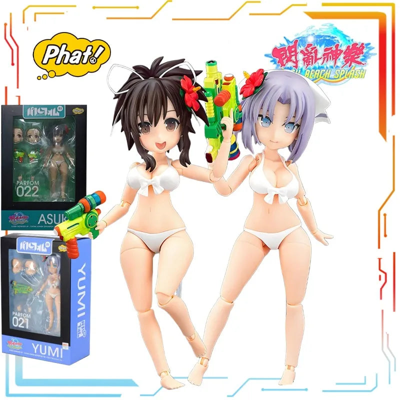 Phat! Original Parfom Finished Product Movable Exquisite Doll Series Senran Kagura Anime Action Figure Toys Model Gifts for Boys
