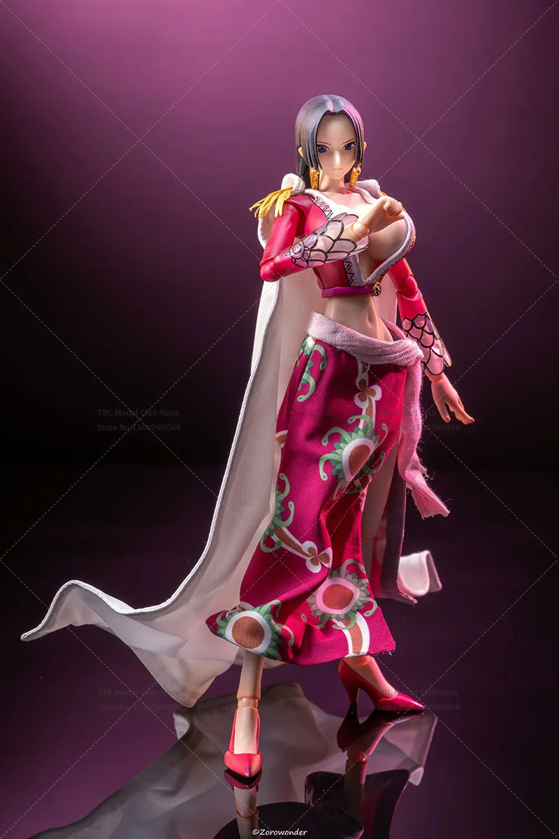 1/12 Scale Female Clothes One Piece Pirate Empress Boa·Hancock Japanese Anime For VAH  6-inch Action Figure Soldier Scene