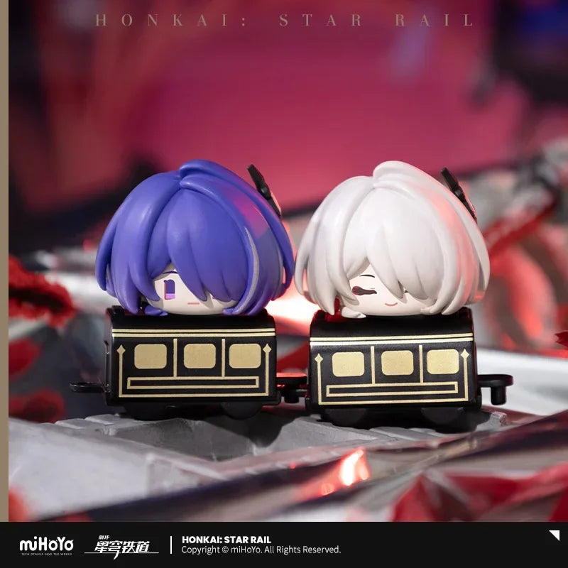 Honkai Star Rail Action Figures Stacking toys March 7th Aventurine Firefly Dr. Ratio Argenti Model q-version Figures Original