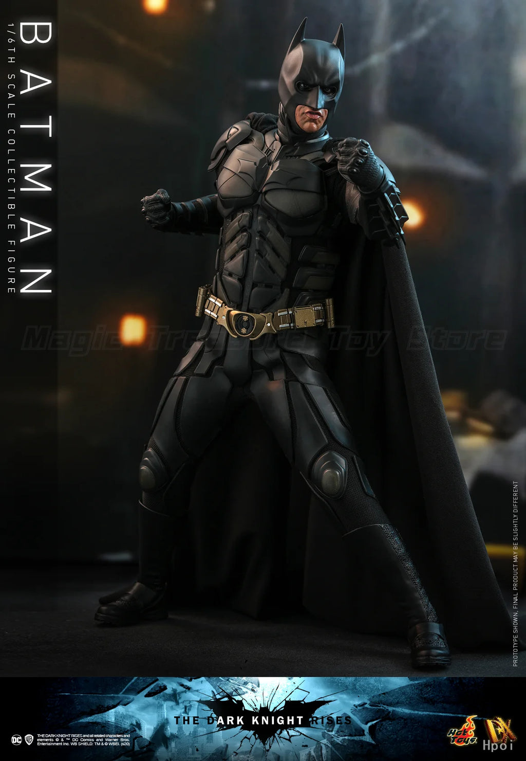 【In Stock】Hot Toys DX19 Batman: The Dark Knight Rises Batman 1/6 Action Figure Toy Gift